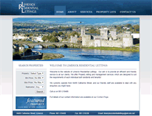 Tablet Screenshot of limerickresidentiallettings.ie